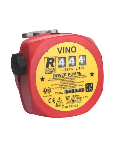 Contalitri Rover pompe per la misurazione di vino e bevande