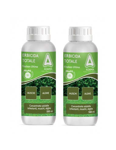 Finalsan 1 litro (2 cf x 500 ml) diserbante totale naturale ecologico acido pelargonico