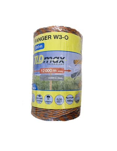 Filo RANGER W3-0 TLD Max per recinti elettrici 200 metri
