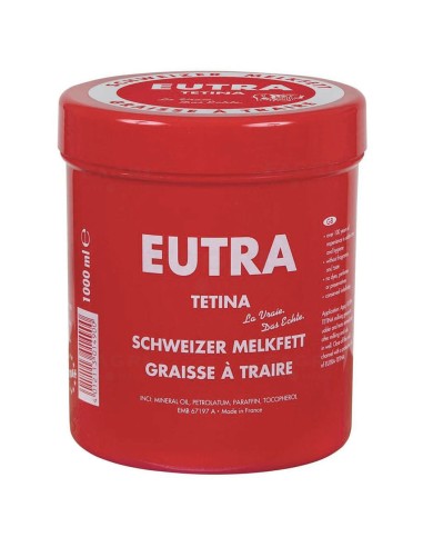 Eutra Tetina 1Kg crema in barattolo grasso emolliente per mungitura svizzero