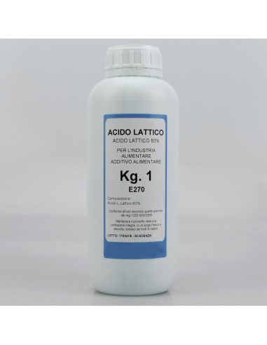 Acido lattico E270 di origine naturale per uso enologico 1Kg