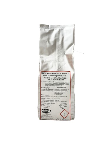 Acido Tartarico kg 1 per uso enologico