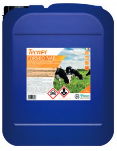 Tecnet Formio Nail Kg 24 indurente per la zoppia in bagni podalico per unghioni bovini, suini, ovini e caprini